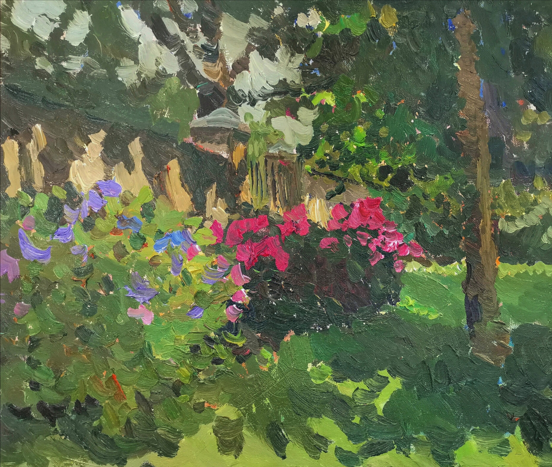 Hortensias rouge bleu – Jean-Marie Brault